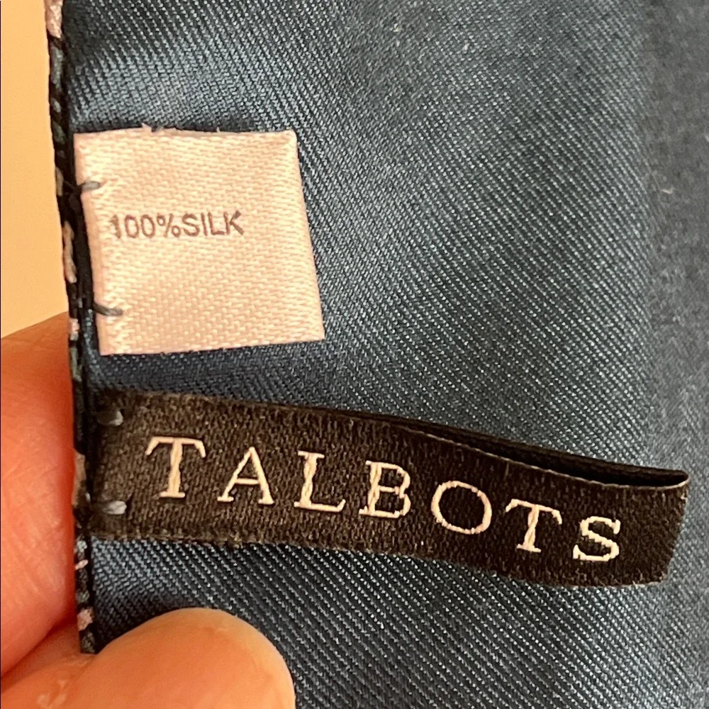 Vintage Talbots Oblong Silk Scarf